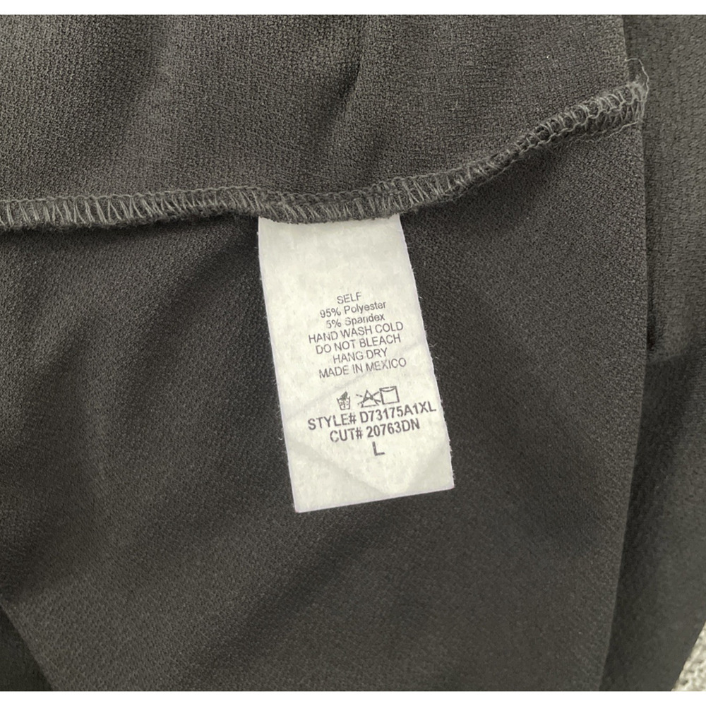 White Birch Black Rucked Draped Cowl Neck Dress Large - Picture 10 of 10